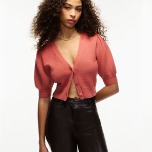 Aritzia Wilfred Canterbury Cropped Cardigan